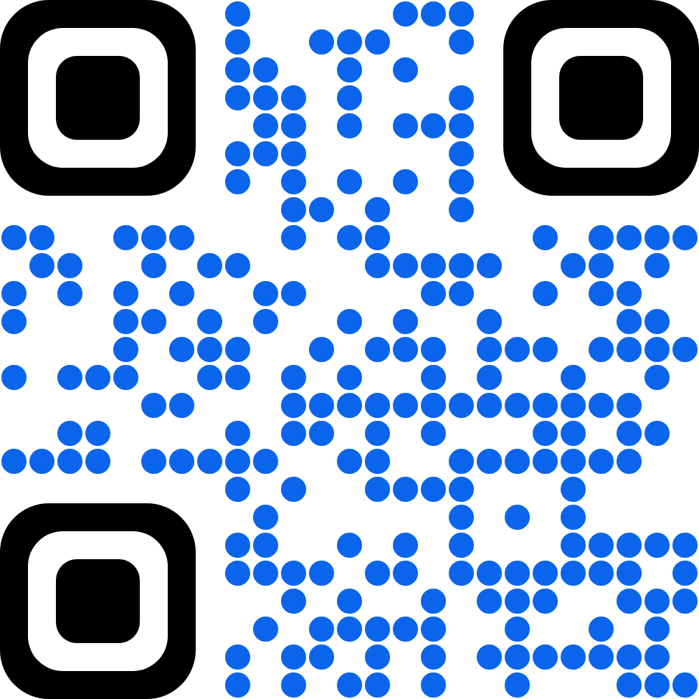 An example of a QR code you can create.